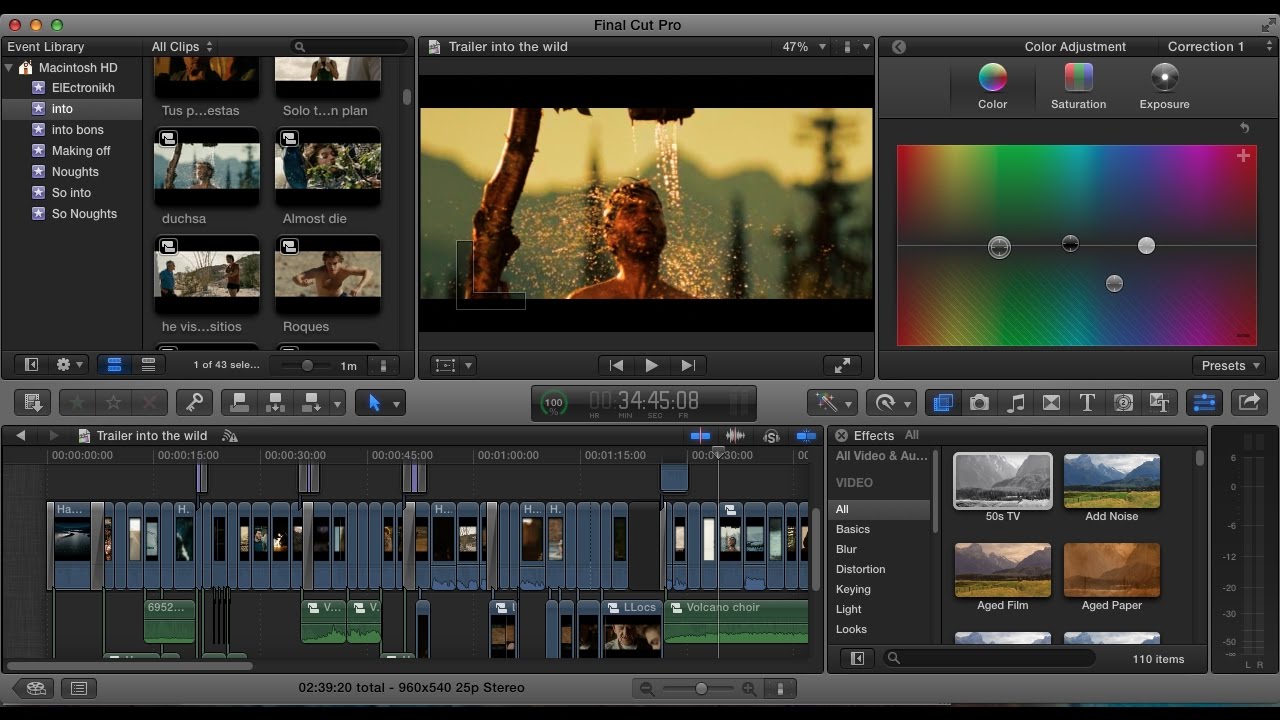 Professional video editing software free mac full